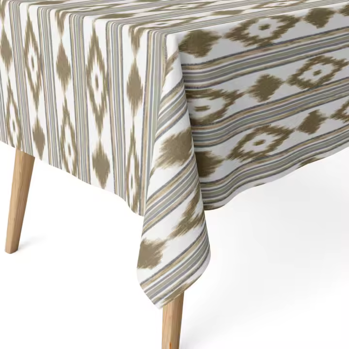 ECOMMERC3  Mantel Antimanchas Para Mesa Rectangular Tamaño desde 100x140 cm hasta 300x140cm - Mantel Antimanchas Tacto Extrasuave e Impermeable Color Azul - 1