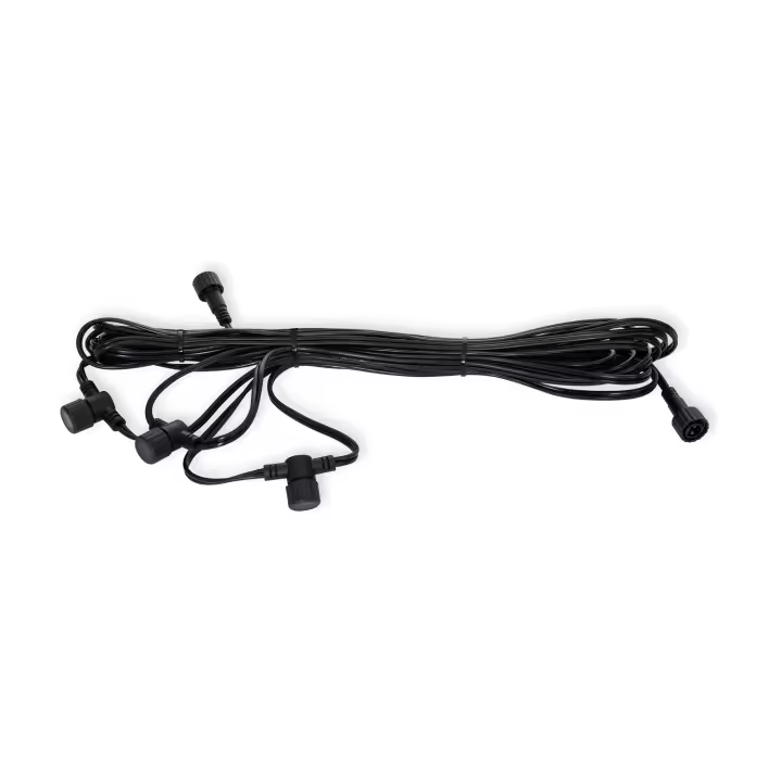 Ledkia Cable de Extensión EasyFit 12V 10 m con 4 Conectores 10 m - 1