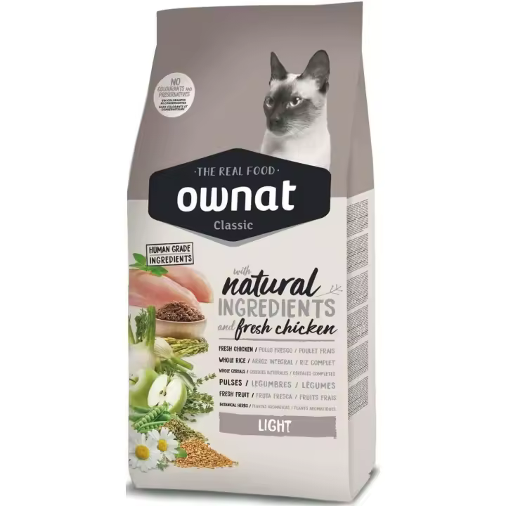 OWNAT Classic Light pienso para gatos 4Kg - 1
