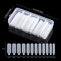 TP 60pcs Almohadillas De Silicona Reutilizables Para Manicura Francesa En Gel De Uñas Polímeras Sistema Duet Dual Form - details 3