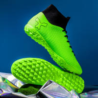 Zapatos De Fútbol Para Hombres Y Niños Calzado Deportivo Transpirable Y Flexible Para Práctica Profesional Suela De Goma Unisex - details 1
