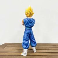 Figura De Acción Dragon Ball 31cm Vegetto Postura De Abrazo Al Pecho Super Saiyan Figura Gk Pvc Modelo Estatua Regalo De Navidad Para Adolescentes Y Adultos - details 5