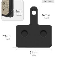 Pastillas De Freno De Disco De Resina Para Bicicleta De Montaña Compatible Con Shimano B01S M525 M515 T615 T675 M505 M495 M486 M4 - details 5