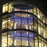 Luces De Hidrau Meteorito LED Para Decoración De Año Nuevo Y Navidad 30/50cm 10 Tubos Lámparas De Calle Para Árbol Y Exterior - details 5