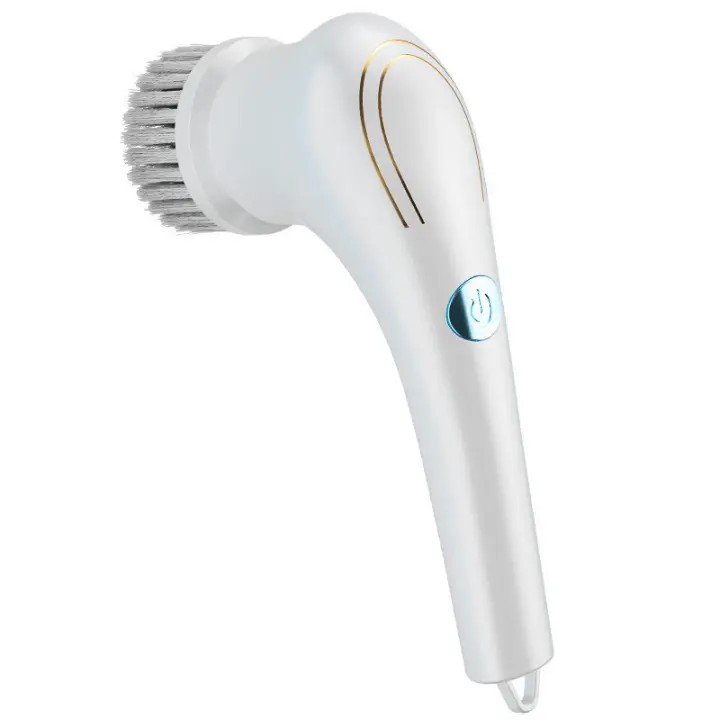 Cepillo limpieza hoga,Fregador Giratorio Eléctrico Potente con 5 Cepillos,Se Puede Cargar por USB para bañera de baño, Cocina, Ventana, bañera, Plato - 1