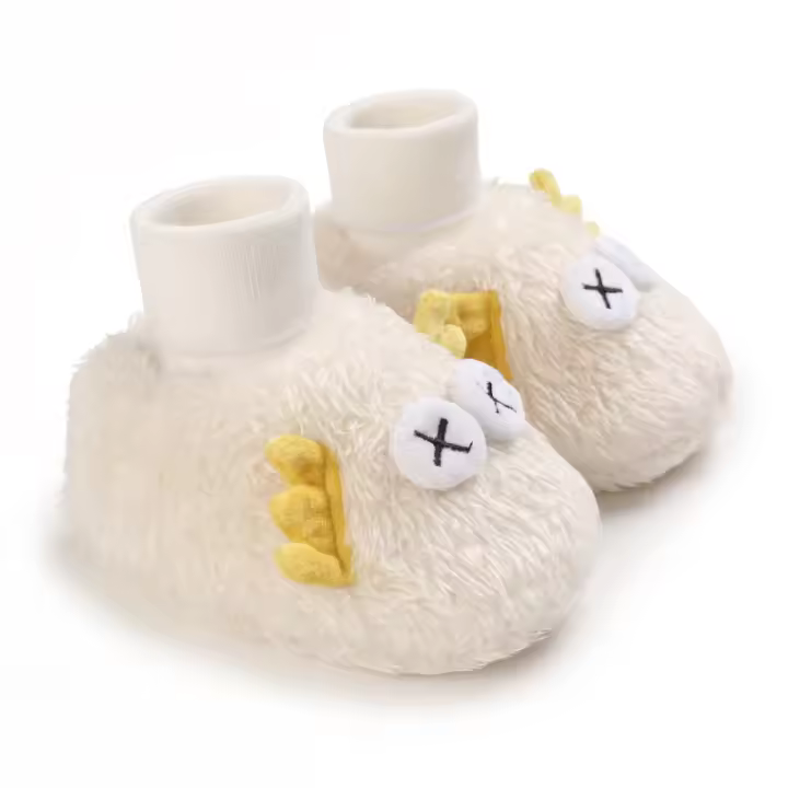 Calcetines Y Zapatos De Bebé De Algodón Cómodo Y Suave Para Primeros Pasos Dibujos Animados Infantiles Calientes Y Confortables Para Niños Y Niñas Recién Nacidos - 1