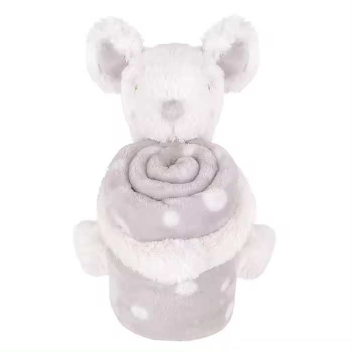 Peluche + manta de bebé Kikka Boo Joyful Mice - 1