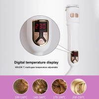 Mezclador De Pelo 28mm Automático Para Ondas Grandes Y Rizos Internos Mejor Curling Wand Profesional 2024 Con Control Digital De Temperatura - details 13