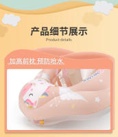 Anillo de natación para bebés Swimbobo, anillo para la zona prona, anillo de natación para niños, anillo para axilas, protección solar, estilo poni rosa - details 14