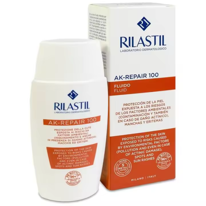 Rilastil Sun System Ak-Repair 100 Fluido Solar Facial Piel Sensible 50Ml - 1
