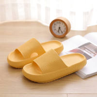 Sandalias De Hueso Grueso Para Mujer EVA Suave Suela Cama De Nubes Pantuflas De Interior Antideslizantes Playa Verano 2025 - details 30