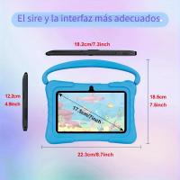 Tableta infantil de 7 pulgadas con 16 GB de ROM y 1 GB de RAM, Android 11 para niños de 3 a 14 años, con WiFi 2.4G, GMS, protección ocular, educación, control parental, funda protectora de silicona. - details 7