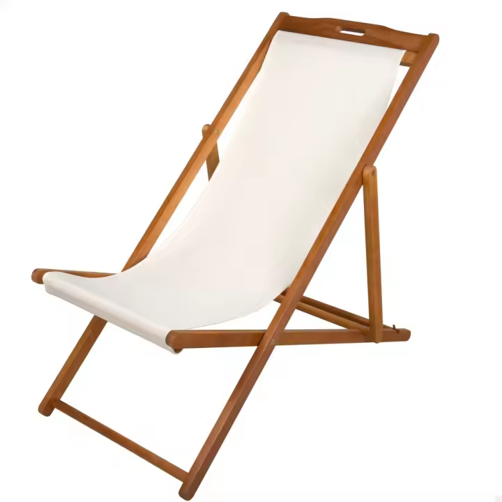 Tumbona plegable de Madera acacia Aktive Garden - 1