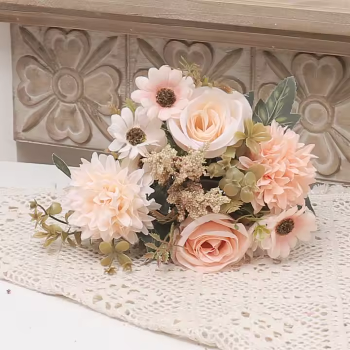 Arco De Rosas Artificiales Kahaul De Alta Calidad Para Boda Jardín Navidad Artesanía Decoración De Hogar Silken Girasoles Y Hydrangeas - 1