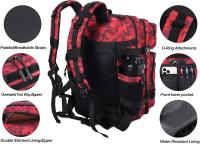 Mochila Táctica Grande 45L 3P Para Senderismo Y Camping Bolsa De Deporte Al Aire Libre Impermeable Rucksack De Escalada - details 34