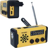 Radio Portátil, Radio Em/FM, Alimentación Pilas/Manivela/Solar, Alarma SOS, Linterno Meteorológico para Tormentes Tornados Emergencias - details 0