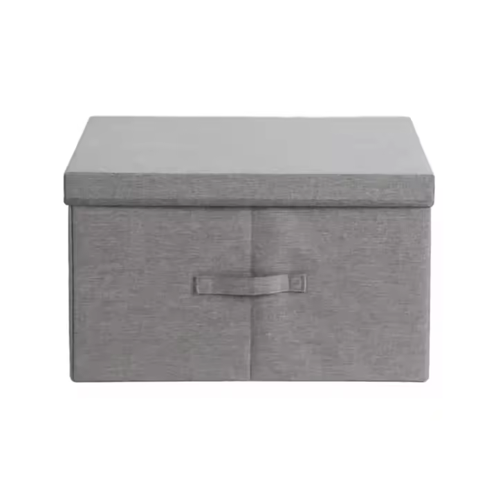 Caja De Almacenamiento Grande, Cajas De Almacenamiento con Tapas, Caja De Almacenamiento De Ropa, Caja Plegable De Tela，Envio desde España. - 1