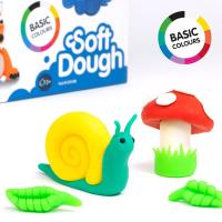 Pasta Blanda Para Modelar 10 Colores Caja 10 Botes 85 g Pasta Blanda Moldear Basic Soft Dough Pasta Infantil Plastilina A Base De Trigo  - Milan - details 4