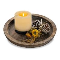 Pala De Madera Multifuncional Para Frutas Y Velas Soporte Ecológico Ligero Para Cocina Y Hogar Estilo Rústico Farmhouse - details 1
