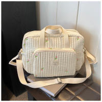 Bolso Grande Para Mamá Organizador De Bebé Maternidad Bolsa De Diaper Bordada Para Mujer Cruzable Hombro Viaje Al Hospital - details 18