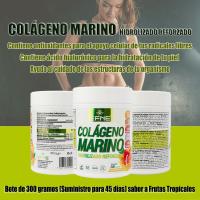 EFNE - Colágeno Marino Hidrolizado Reforzado en polvo + Acido hialurónico + Vitamina C + Zinc + Selenio - 300G - Sabor Frutas Tropicales - Piel, cabello, tendones, ligamentos - 100% natural - details 0