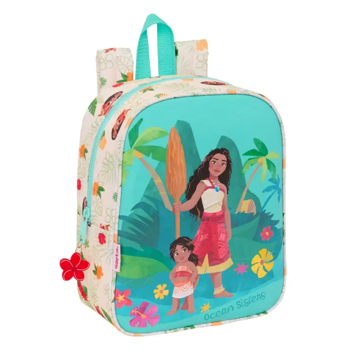 Mochila Guarderia Adaptable a Carro Vaiana 22X27X10 Cm (Safta 612442232) - 1
