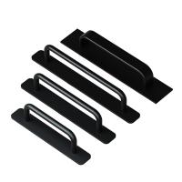 Manija De Puerta Sin Perforar De Aluminio Para Armario De Cocina Adhesiva Para Inodoro Y Ventanas Sliding Knobs Accesorios De Muebles Hardware - details 18