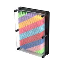 Tablero De Arte 3D Con Pinos Para Crear Esculturas DIY Juguete Interactivo Para Niños Y Adultos Tablero De Arte 3D - details 1