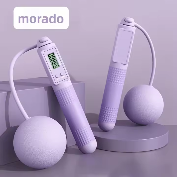 Cuerda De Saltar Con Contador Ajustable Calorías Quemadoras Para Ejercicio De Fitness Y Pérdida De Peso Contador De Calorías Para Entrenamiento Cardiovascular - 1