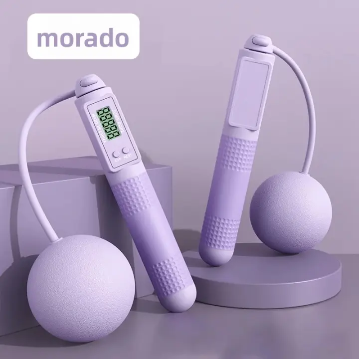 Cuerda De Saltar Con Contador Ajustable Calorías Quemadoras Para Ejercicio De Fitness Y Pérdida De Peso Contador De Calorías Para Entrenamiento Cardiovascular - 1