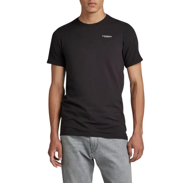 Camiseta G-Star Slim Base Negro Para Hombre - 1