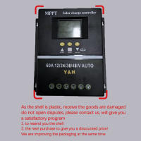 Controlador De Carga Solar MPPT Y&H Con LCD Y Salida USB Doble Para Baterías De Ácido Plomo Y Litio 12V 24V 36V 48V - details 4