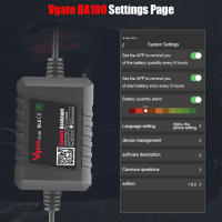 Vgate BA100 Prueba De Batería De Coche Nueva 2023 Monitor 12V Bluetooth 4.0 Asistente De Batería Compatible Con iOS & Android Herramienta De Auxiliar De Batería - details 8
