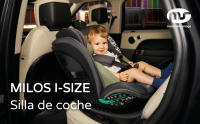 MS BabyWorld MILOS | Silla de coche I-Size Grupo 0/1/2/3, 40-150cm | Isofix y Top Tether Desde nacimiento hasta los 12 años–0–36kg | A contramarcha hasta los 18kg | Giratoria 360º Universal - details 8