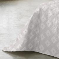 UNIFABRIC HOME TEXTIL Colcha Bouti Primavera Verano Reversible Color Beig Mod.Rombos Cama 90 ,105,135 y 150  Ligeras y Suaves ,Incluye fundas de cojín,Termosellada No hace bolitas y facil planchado - details 5