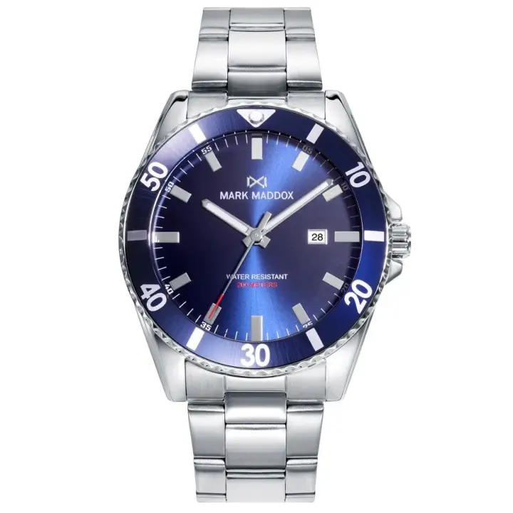RELOJ ACERO DIVER SUMERGIBLE MISSION MARK MADDOX - HM0138-37 - 1