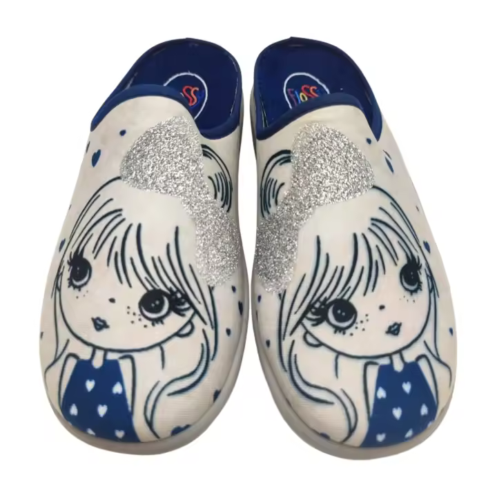 Zapatillas de Casa para Mujer de Verano con puntera cerrada Cómodas y Flexibles, Suela Perfumada y Antideslizante - Fabricadas en España Marca Flossy - 1