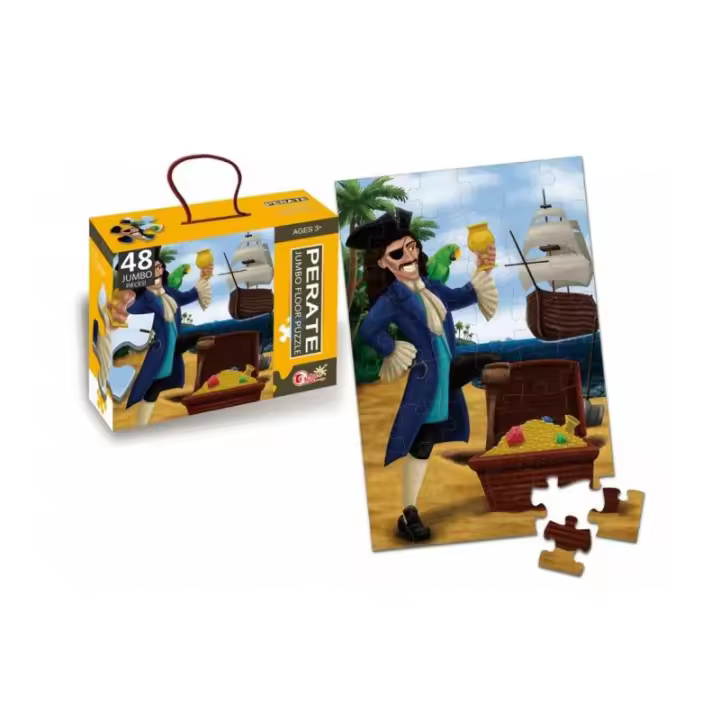 BP Rompecabezas Piratas Gigante 48 Piezas Desarrollo Cognitivo Infantil - 1