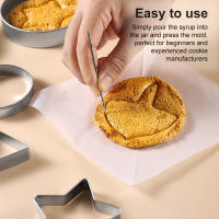Molde De Galletas De Azúcar Horno De Alimentos Kit De Juego De Hacer Miel Y Biscochos De Acero Inoxidable Herramienta De Cocina - details 5