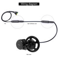 Cable De Conexión EB-Bus Impermeable Para Bafang BBS BBS01 BBS02 BBSHD mid Motor Display Frenado Palanca De Avance Conector - details 4