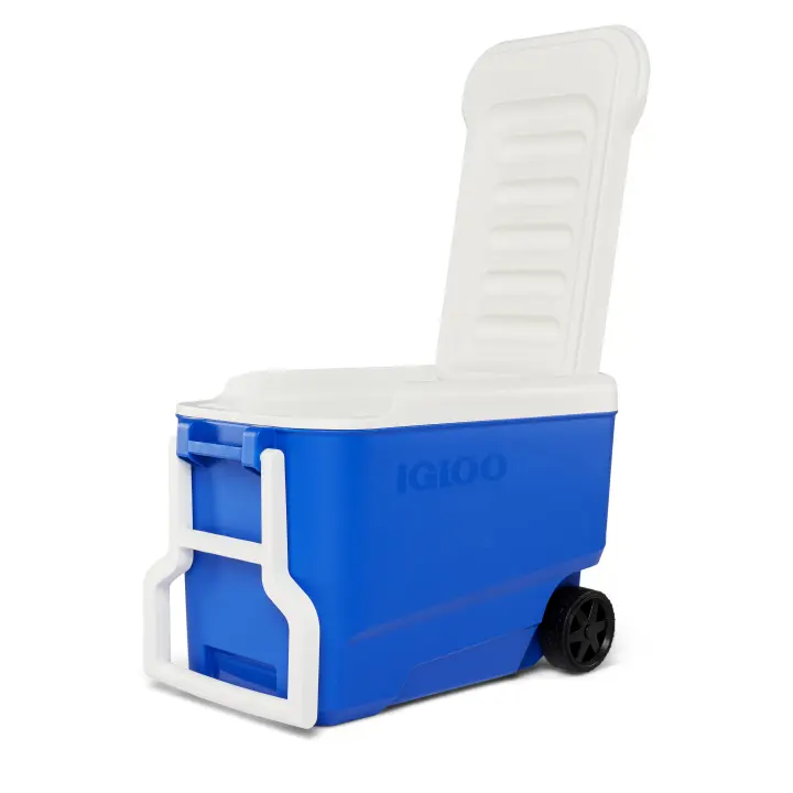 Nevera Portátil con Ruedas Igloo Wheelie Cool 38 Azul, Roja y Verde - 1