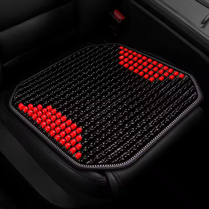 Almohadilla De Asiento De Madera Para Verano Cómoda Y Transpirable Multi-uso Para Comodidad En Todas Las Situaciones - 1