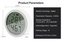 Termómetro Inteligente Tuya ZigBee Para El Hogar Con Sensor De Temperatura Y Humedad Y Pantalla LCD Control Por APP Y Voz Alexa Google Home - details 10