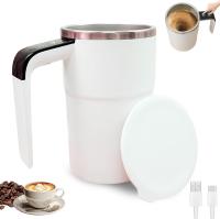 Taza de café automática recargable portátil, licuadora eléctrica de acero inoxidable con agitación magnética, taza autoagitadora para muchas bebidas - details 0