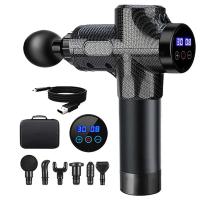 Masajeador De Fascia De Carbono Con Ajuste De Fuerza Multifuerza Para Músculos Profundos Recarga Rápida Y Conveniente Relaxación Muscular - details 7