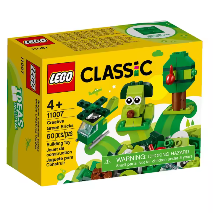 LEGO CLASSIC - LADRILLOS CREATIVOS VERDES,  11007, TIENDA CON LICENCIA OFICIAL - 1
