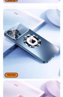 Funda Magnética De Teléfono Grande Con Ventana Para iPhone 16 15 14 13 pro Max Con Protector De Lente Y Carga Inalámbrica Magsafe Material PC + TPU Resistente a Arañazos Y Huellas - details 14