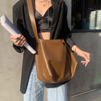 Bolso De Hombro Para Mujer Estilo Vintage En Cuero PU Gran Capacidad Casual Bolso Cruzado De Moda Tote Shopper Pillow Design - details 12