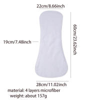 Inserto De Diaper Para Adultos Unisex Adecuado Para Maternidad Y Edad Superior a 12 Años Cubierta De Cambio Sin Químicos Peligrosos - details 2