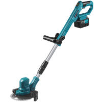 1500W Cortacésped eléctrico inalámbrico, cortadora plegable ajustable, herramientas eléctricas de corte eficiente para jardín, batería Makita de 18V, - details 1